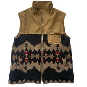 Pendleton Pinehurst Portland Collection Reversible Aztec Wool/Cotton/Poly Vest